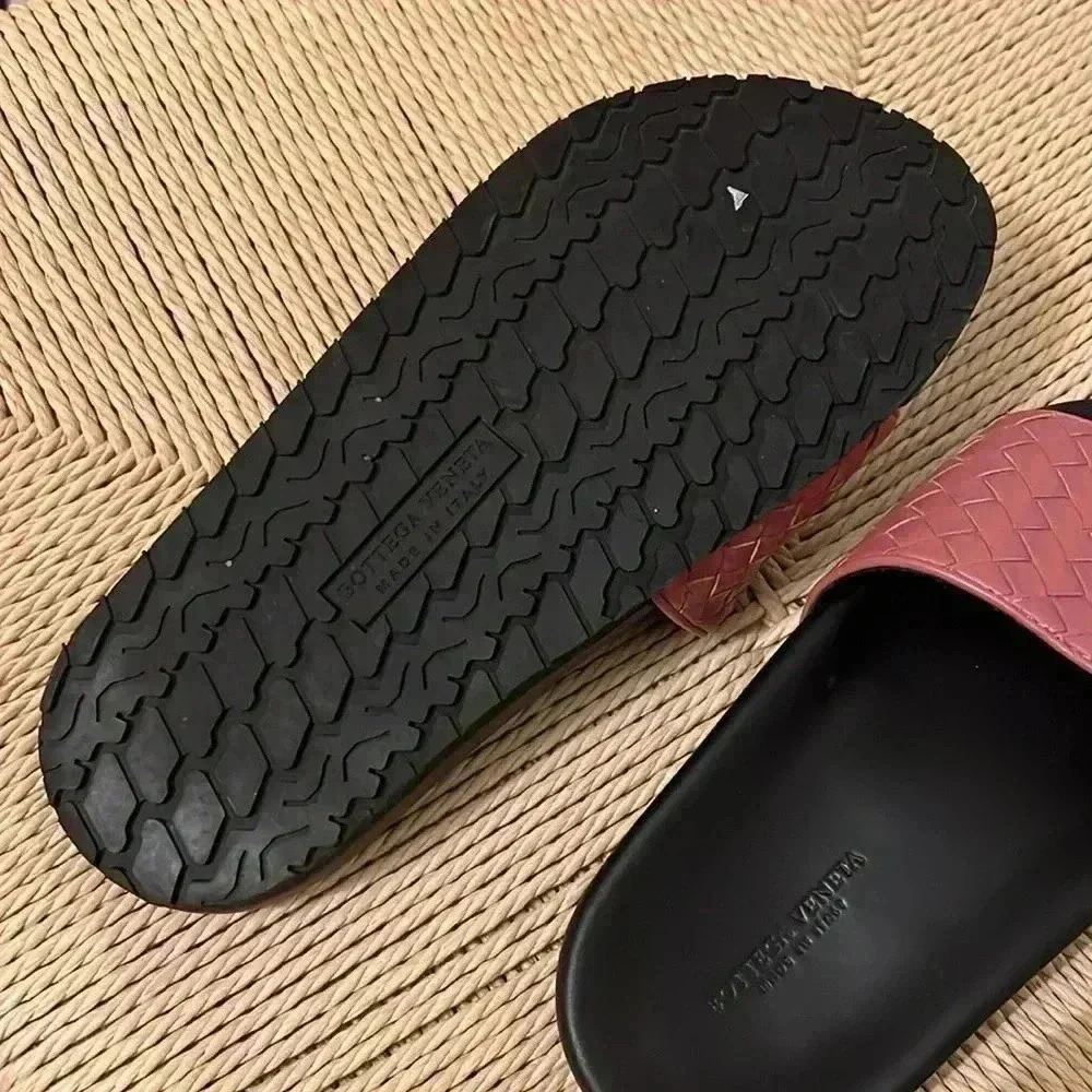 Bottega Veneta Intrecciato Leather Flat Slides Size 36 - Picture 4 of 6